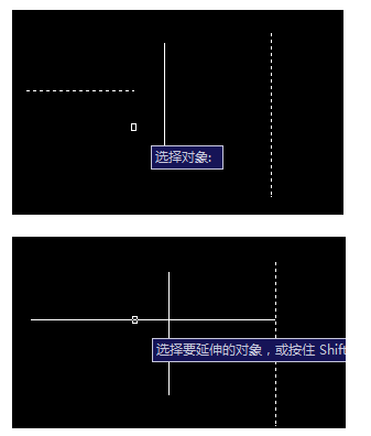 CAD如何使用绘图修改延伸命令