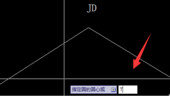 CAD中怎么根據(jù)切線交點(diǎn)繪制曲線