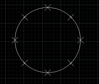CAD中如何對圓進(jìn)行定數(shù)等分