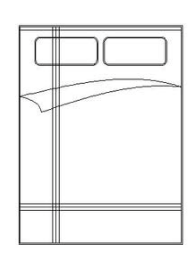 怎么用CAD绘制双人床