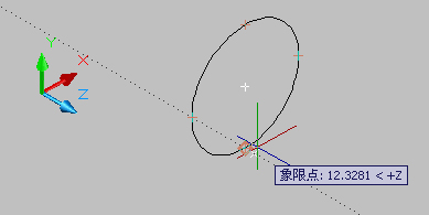 CAD中象限点的确定