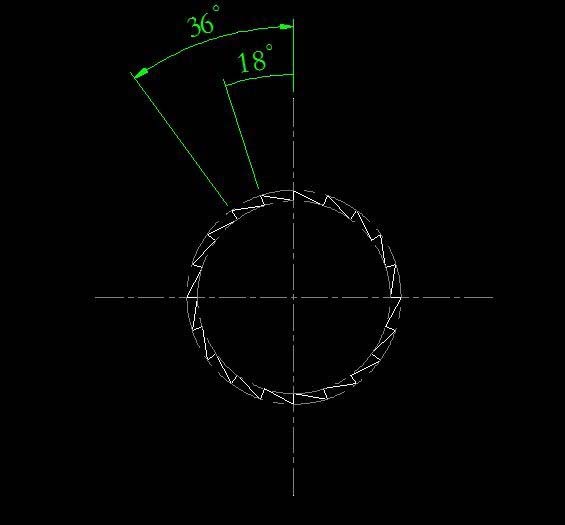 CAD怎么畫(huà)鋸齒盤(pán)圖紙