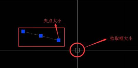 CAD怎么調整十字光標、拾取框、夾點等的大小