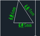 CAD如何繪制一個簡單地三角形？