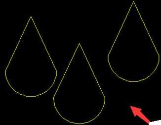 怎樣在CAD中快速繪制水滴？