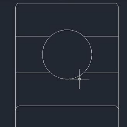 CAD绘制深沟球轴承的步骤